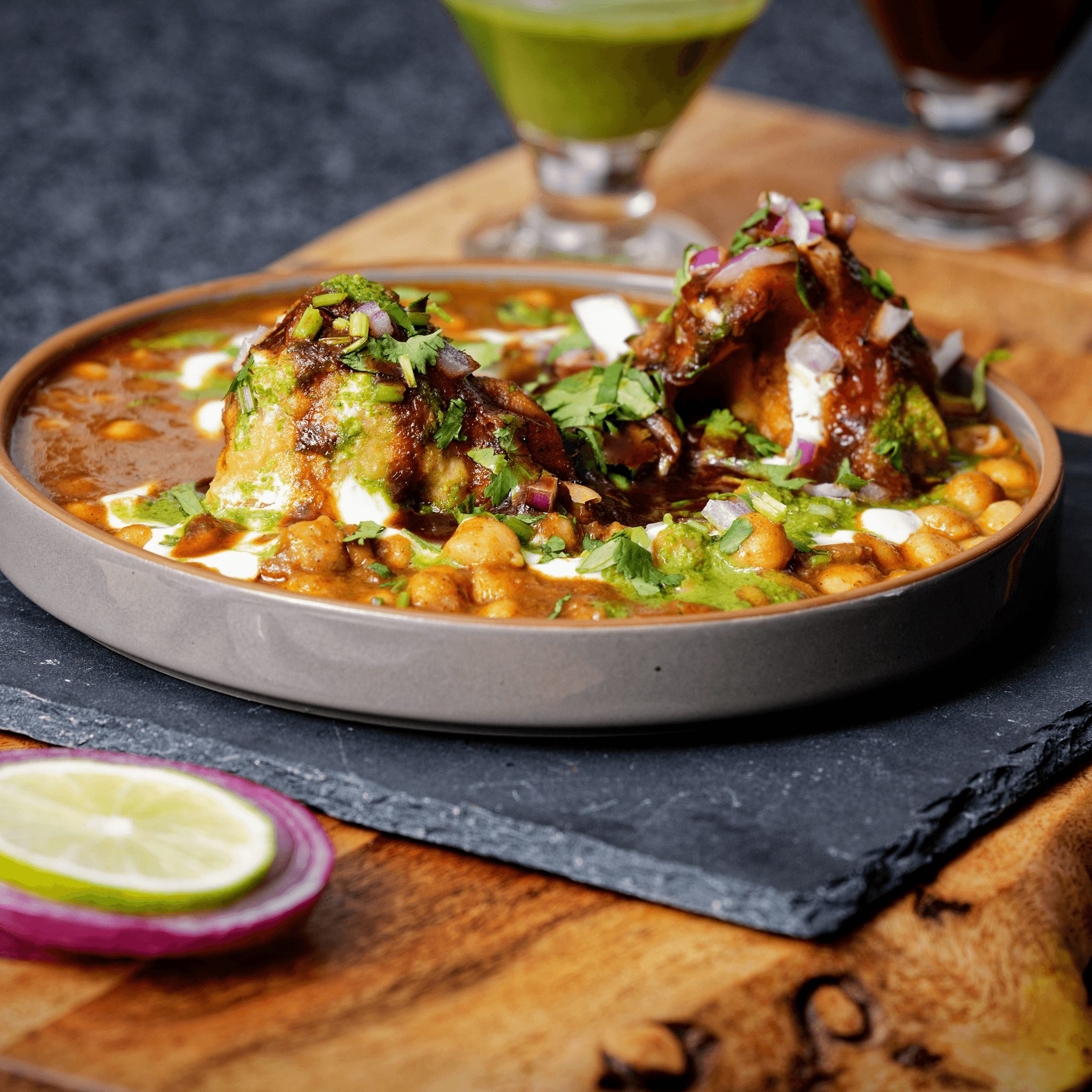 Alu Tikki Chole.